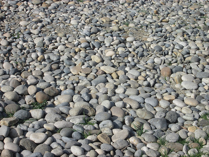 βότσαλα, πέτρες, βράχια, διάβρωση, υφή, φύση, Ποταμιάς