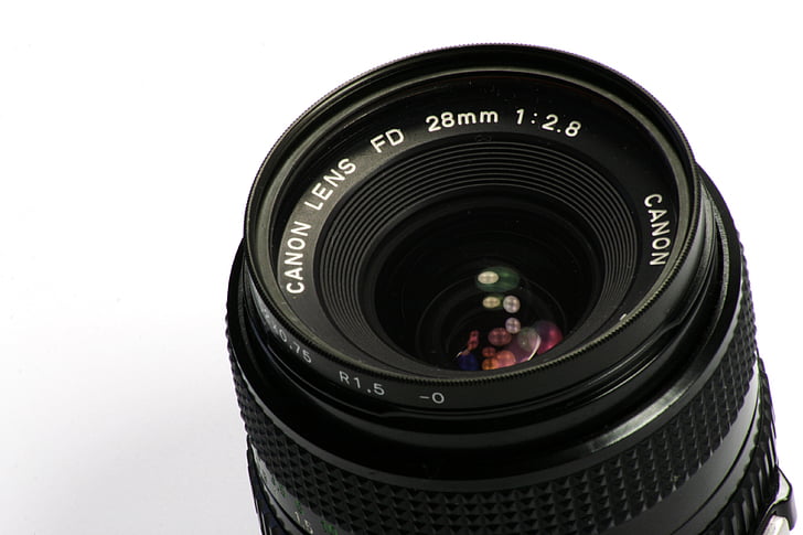 analógico, câmera, Canon, DSLR, lente, foto, fotografia