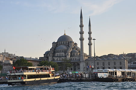 fuzileiro naval, Istambul, Üsküdar, praia, azul, paz, peixe