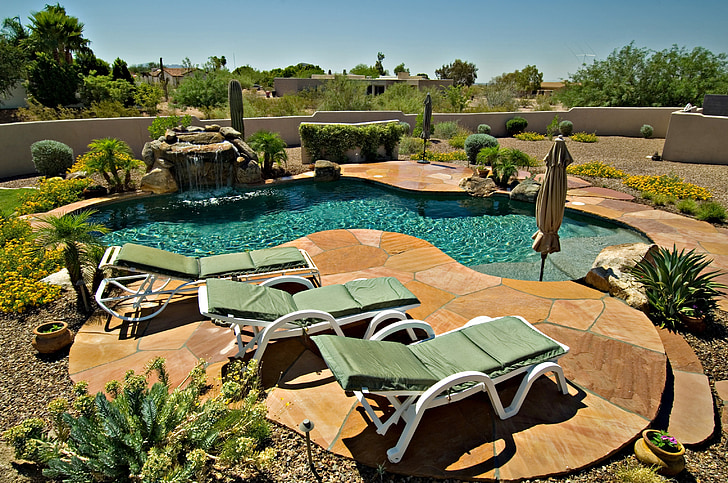 piscina, Arizona, desert de, Natació, sud-oest, l'aigua