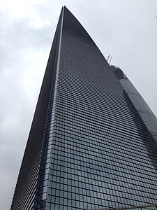 skyscraper, building, shanghai, high