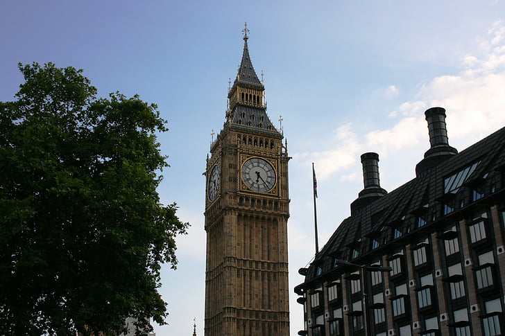 big ben, hodinky, Londýn, Anglie