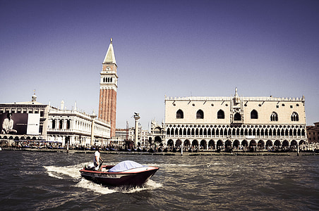 Venedig, turism, Italien, arkitektur, monumentet, Rialto, historiska byggnader