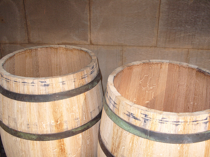 barriles de, vino, Bodega, Bodega, madera, madera, barrica