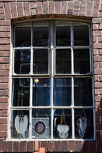 Fenster, Glas, Schmuck, alte Fenster, Fassade, alt, Fabrik