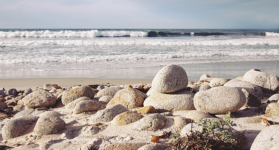 Shore, Rocks, kiviä, kivet, kierros, Sea, Ocean