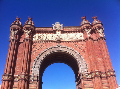 Barcelona, Arco de triunfo, catalonya, mimari