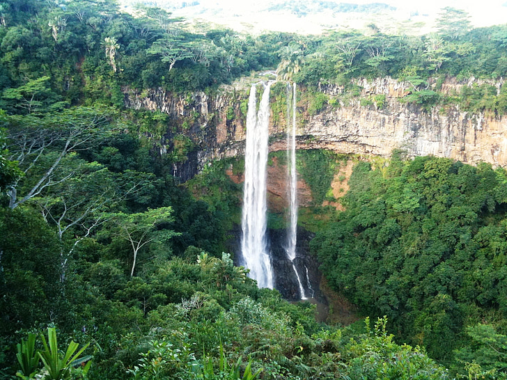 Mauritius, air terjun, hutan