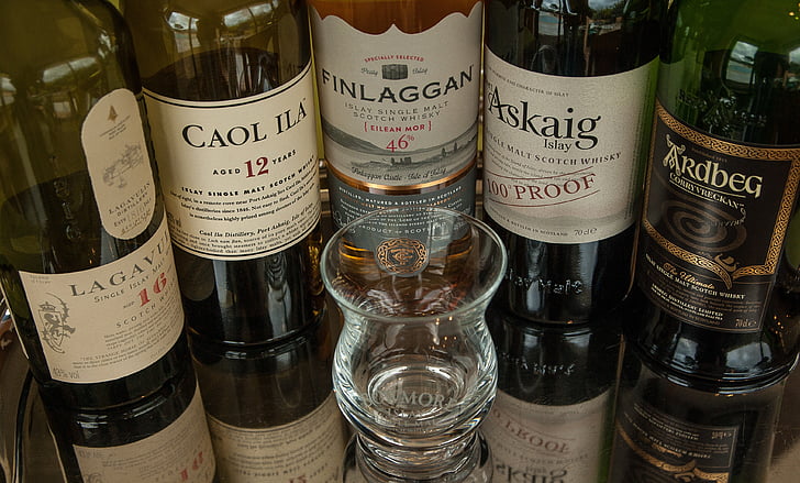 Schotland, Islay, whisky, Distilleerderij, turfachtige, alcohol, wijn