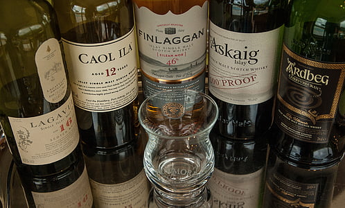 Skottland, Islay, whisky, Distillery, peaty, alkohol, vin