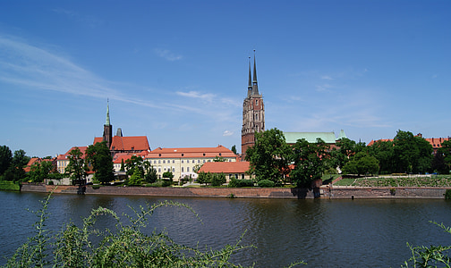 Wrocław, stad, de oude stad, monumenten, kerk