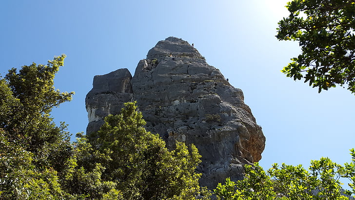 aguglia di goloritzè, 品尼高, 卡拉 goloritzè, 蒙特 caroddi, 岩石, 陡峭, 撒丁岛