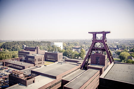 Bill, Zollverein, äta, kolgruva, världsarv, industriella monumentet, Ruhr museum