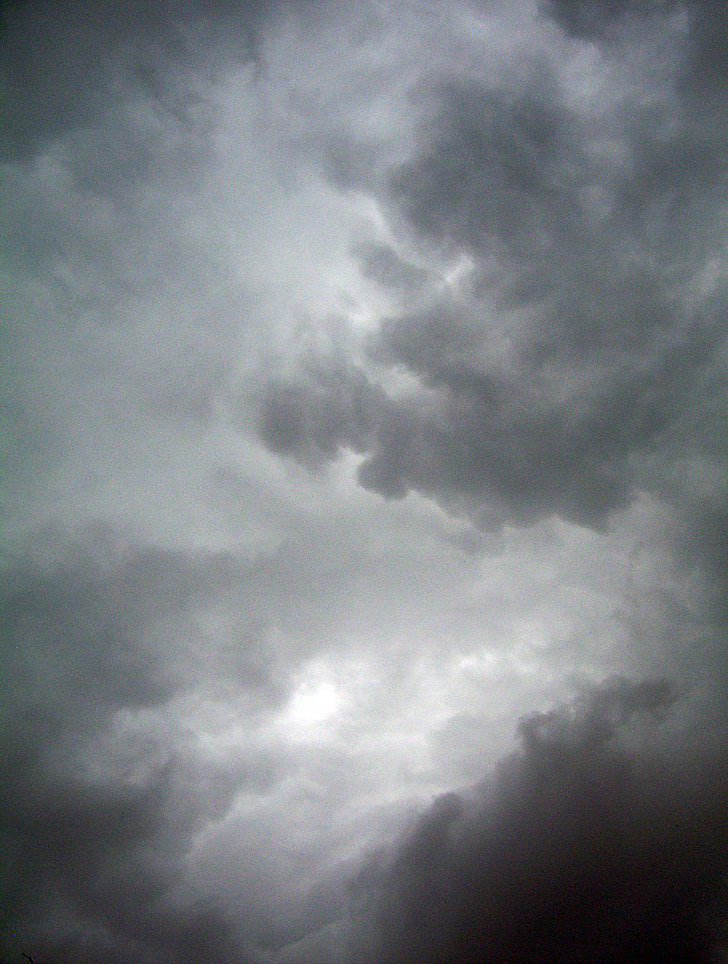 тъмно, облаците, небе, драматични, времето, мътен, сцена