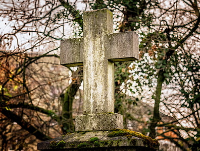 cross, grave, cemetery, old cemetery, death, tomb, last calm