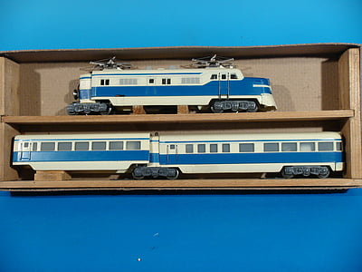Märklin, locomotiva elettrica, scala h0, anni 1950, ferrovia di modello, treno, locomotiva a vapore