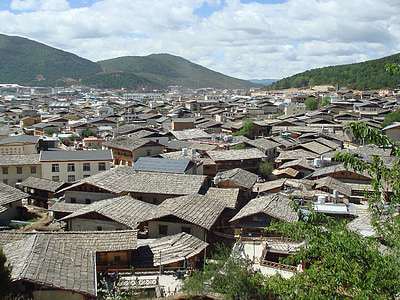 asia, rooftop, shangri-la, ancient, architecture, building, asian