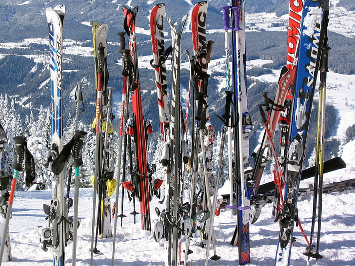 l'hivern, pistes d'esquí, esports d'hivern