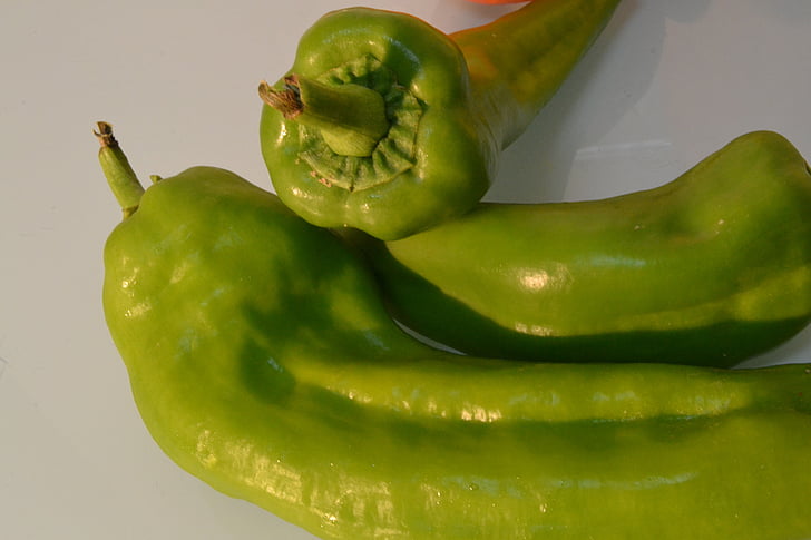 peppers, green, vegetable