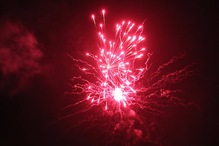 Nieuwjaar, vuurwerk, Denemarken, viering, vieringen