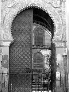 gebouw, monument, het platform, Sevilla, stad, deur, Spanje