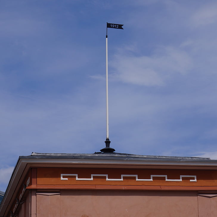 Fins, Mikkeli, banner jaar, Hôtel Crocus Caen Mémorial, historische, het platform