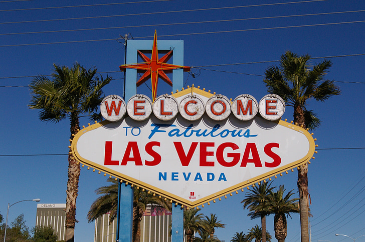 Üdvözöljük las vegas, Las, Vegas, jel, las vegas, las vegas sign, üdvözlet