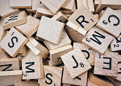 ábécé, közeli kép:, kommunikáció, fogalmi, játék, levél, betűk