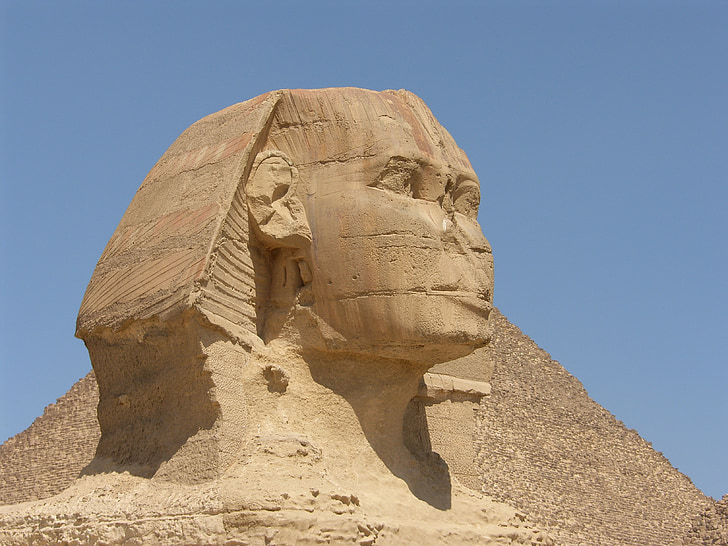 Sfinksa, Ēģipte, ceļojumi, motīvs, piramīda, faraons, kaps