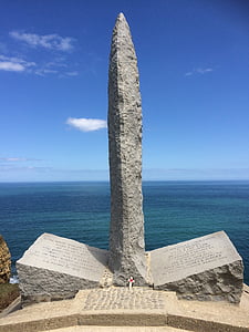 Pointe du hoc, memorial do Ranger, Normandia, dia d
