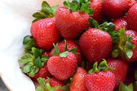 fraise, fraises, fruits, alimentaire, rouge, en bonne santé, frais