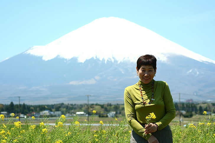 Japonés, Fuji, flores de violación, Gotemba, MT fuji, antomasako, Prefectura de Shizuoka