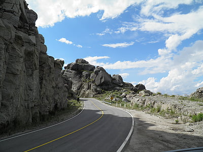 Itinéraire, chemin d’accès, San luis, route, montagne, nature, autoroute