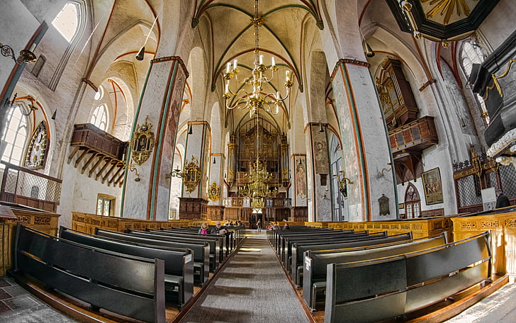 Igreja, Lübeck, Deus, lugar de adoração, fé, rezar