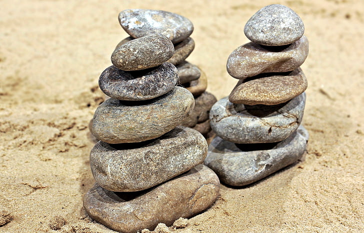 камъни, подредени камъни, стълбовидна с наслагване, кула, каменна кула, баланс, Cairn
