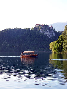 Bledi tó, Szlovénia, gondola, boot, Karavankák, Jumbo, alpesi túrázás