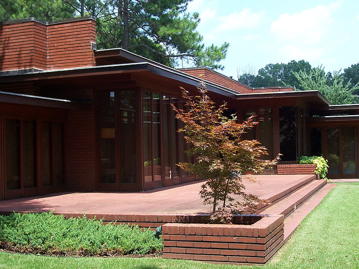 rosenbaum hjem, Firenze, Alabama, USA, designet af frank lloyd wright