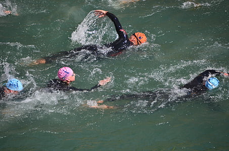 wody, pływanie, Sport, Triathlon, sportów wodnych, Sporty ekstremalne, prędkość