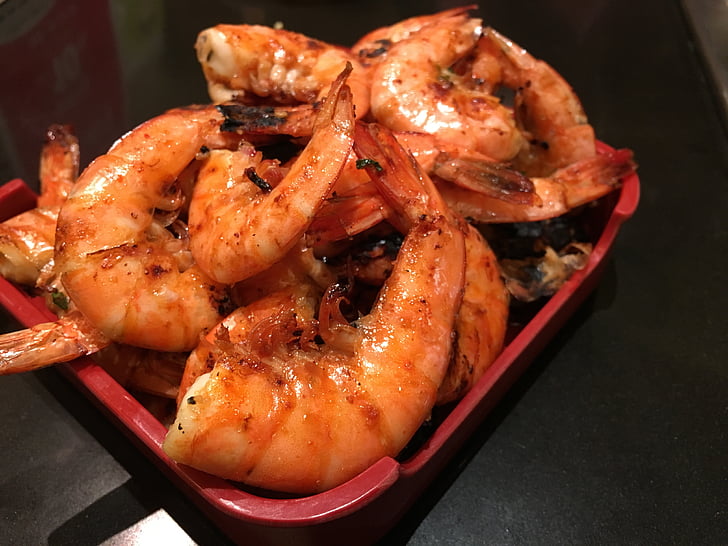 shrimp, prawn, seafood, food, cooked, delicious, sea