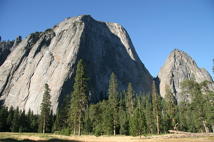 Yosemite, góry, Granit, Stany Zjednoczone Ameryki, krajobraz, Rock, sceniczny