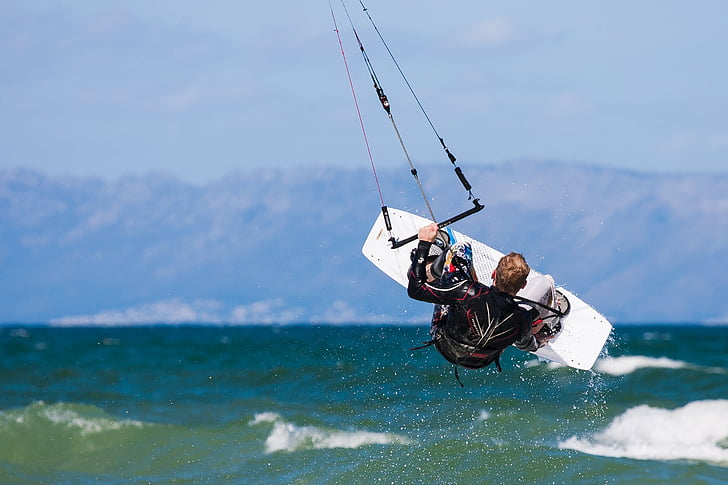 actie, Raad van bestuur, Kaapstad, False bay, Kite, kite boarding, Kite surfen