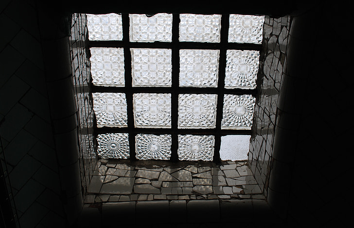 okno, vzorované disk, Architektura, sklo