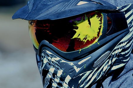 paintball, sport, equipment, mask, paint, protection, safe