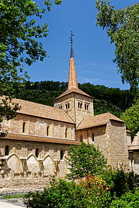 romainmotier, Švajčiarsko, kostol, náboženstvo, Kaplnka, stredovek, zisterzienser
