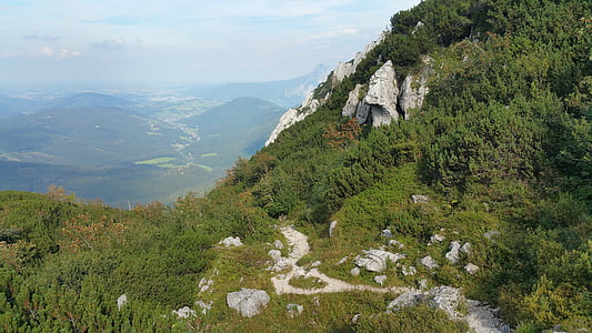 brunnkogel, hegyi, Ausztria, 1708m, táj