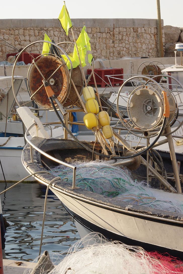 pesca, Marsella, França, xarxa, vaixell, Mediterrània, mar Mediterrani