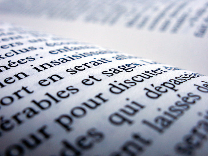 knjiga, strani, Odprite knjigo, branje, francoščina, kulture, besedilo