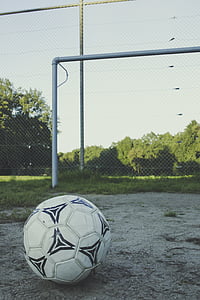 voetbal, doel, spelen, sport, Voetbal goal, Rush, voetbalveld
