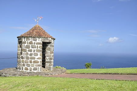 Açores, São miguel, île, eau, paysage, nature, vert