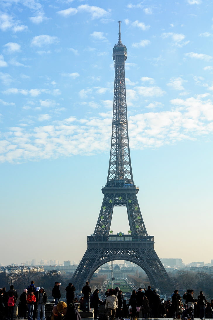 france, le tour eiffel, paris, places of interest, attraction, landmark, steel structure